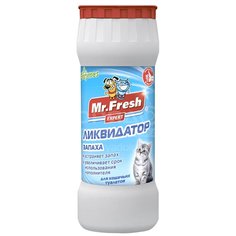 Средство для животных порошок Mr.Fresh Expert Ликвидатор запаха 2 в 1 для кошачьего туалета, 500 г