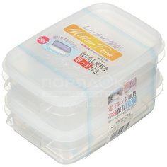 Контейнер пищевой пластмассовый Yamada, 2 шт, 0.38 л
