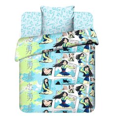 Постельное белье детское бязь (простыня 214х150 см, пододеяльник 215х145 см, наволочка 70х70 см) Василек Мулан 9560/1