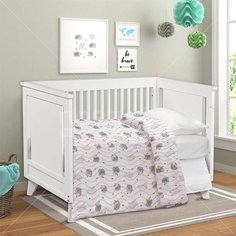 Плед детский стеганый Непоседа Ежики 400303, 90х140 см