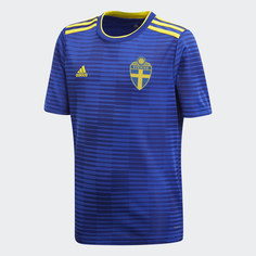 Гостевая игровая футболка сборной Швеции adidas Performance