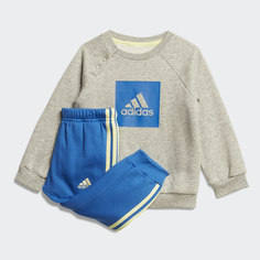 Флисовый комплект: джемпер и брюки 3-Stripes adidas Performance