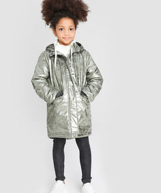 Утеплённая куртка для девочек O`Stin