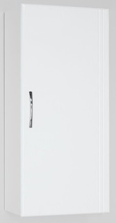 Шкаф одностворчатый подвесной 36x80 см белый глянец Style Line ЛС-00000197