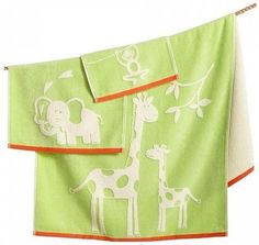 Полотенце для рук 71х41 см Kassatex Jungle KKZ-110-JUN-GRN