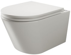 Подвесной безободковый унитаз с сиденьем микролифт Ceramica Nova Trend 111010S