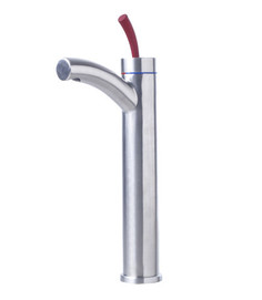 Смеситель для умывальника монолитный, нержавеющая сталь Lemark Element LM5109S