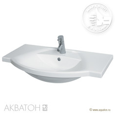 Раковина Лацио 85 см белая Акватон 1A701831LC010