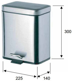 Мусорное ведро 5 л Remer Bagno RB505