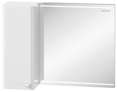Зеркальный шкаф 83х63 см белый глянец Edelform Nota 35809