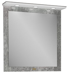 Зеркало 75,4х82,2 см индустриальный бетон Edelform Sirius 36495