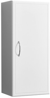 Шкаф одностворчатый подвесной 36x80 см белый глянец/белый матовый Stella Polar Концепт SP-00000138