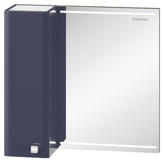 Зеркальный шкаф серый глянец 63х63 см Edelform Nota 35834