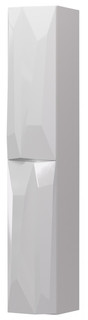 Пенал подвесной белый глянец R Aima Design Crystal У51085