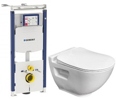 Комплект подвесной унитаз Bien Harmony HRKA052N2VP0W3000 + система инсталляции Geberit 111.362.00.5