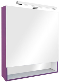 Зеркальный шкаф фиолетовый 80х85 см Roca The Gap ZRU9302753