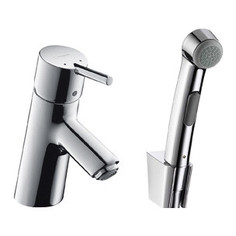 Смеситель для раковины с гигиеническим душем Hansgrohe Talis S 32120000