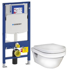 Комплект подвесной унитаз Gustavsberg Hygienic Flush 5G84HR01 + система инсталляции Geberit 111.300.00.5