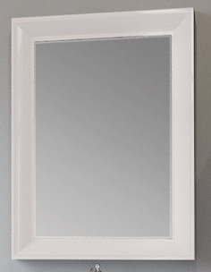 Зеркало белый глянец 65х85 см Marka One Delice У72508