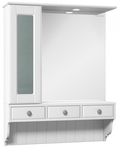 Зеркальный шкаф белый матовый 78,2х97,7 см Edelform Dijon 2-264-032-S