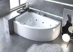 Ванна из литого мрамора 182х125 см L Astra-Form Анастасия 01010025