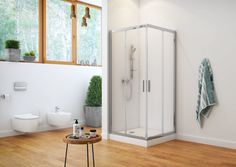 Душевой уголок 90х90 см прозрачное стекло Excellent 201 KAAC.1802.900