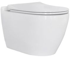 Подвесной безободковый унитаз с сиденьем микролифт Berges Toma 082102
