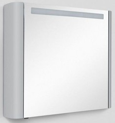 Зеркальный шкаф 80х70 см серый шелк глянец R Am.Pm Sensation M30MCR0801FG Am.Pm.