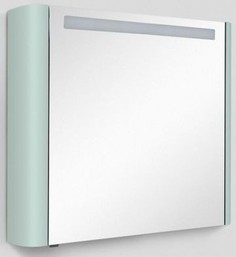 Зеркальный шкаф 80х70 см мятный глянец R Am.Pm Sensation M30MCR0801GG Am.Pm.
