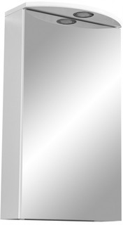 Зеркальный шкаф 40x70 см белый матовый Stella Polar Альда SP-00000222