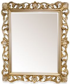 Зеркало 85х100 см глянцевое золото Tiffany World TW03845oro.brillante