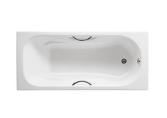 Чугунная ванна 170*75 см с противоскользящим покрытием Roca Malibu 2309G000R