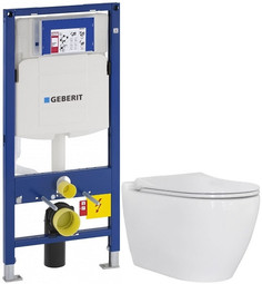 Комплект подвесной унитаз Berges Toma 082102 + система инсталляции Geberit 111.300.00.5