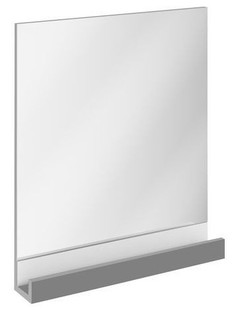 Зеркало с полкой серый глянец 65х75 см Ravak 10° X000000852