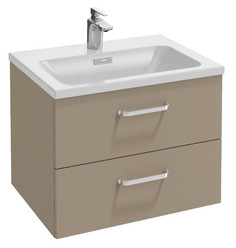 Тумба белый 60 см 2 ящика Jacob Delafon Vox EB2080-R1-N18