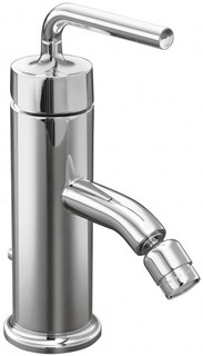 Смеситель для биде с донным клапаном Jacob Delafon Purist E14434-4A-CP