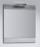 Зеркало 60х80 см со светильником дуб седой Br.02.06/Gray Aqwella