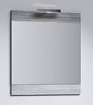 Зеркало 70х80 см со светильником дуб седой Br.02.07/Gray Aqwella