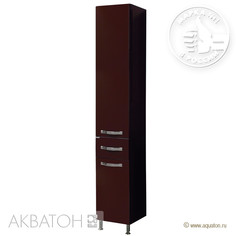 Шкаф-колонна Ария Н тёмно-коричневая Aquaton 1A124303AA430 Акватон