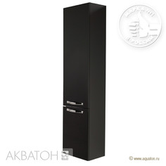 Шкаф-колонна подвесная Ария М черный-глянец Aquaton 1A124403AA950 Акватон