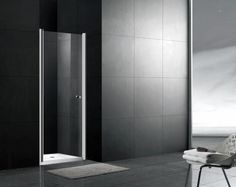 Душевая дверь 90 см Gemy New Rockcoco S03190B прозрачное