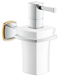Grohe Grandera 40627IG0 Держатель с керамическим дозатором жидкого мыла