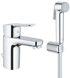 Смеситель для раковины с гигиеническим душем Grohe BauEdge 23757000