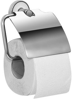 Держатель туалетной бумаги с крышкой хром/белый IDDIS Calipso CALSBC0I43