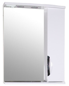 Зеркальный шкаф 57,2х75 см белый ASB-Mebel Мессина АСБ мебель