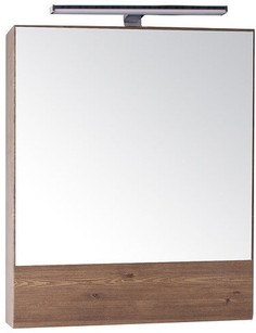 Зеркальный шкаф 56х70 см дуб ASB-Mebel Анкона АСБ мебель