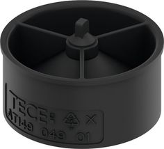 Стакан с мембраной для сифона «низкий» Tece TECEdrainline 660015