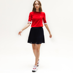 Женская плиссированная юбка Lacoste