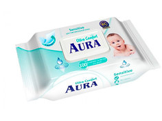 Салфетки Aura Ultra Comfort 100шт 6486