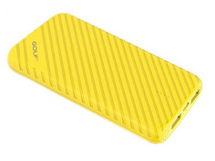 Внешний аккумулятор Golf Edgee Power Bank G17 8000mAh Yellow